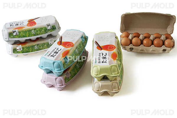 新品 卵トレー 卵パック 紙製 200枚 赤 茶 黄 緑